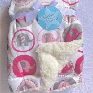 Baby Blanket - 30x40 -Soft Flannel-Poly